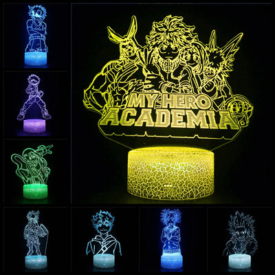 My Hero Academia Color Changing Night Light