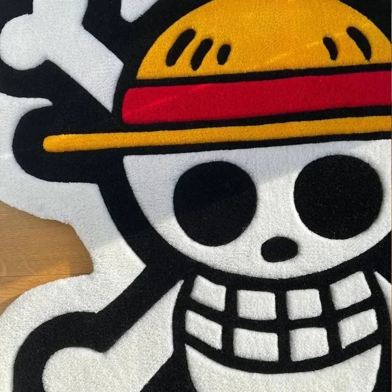 One Piece Straw Hat Rug