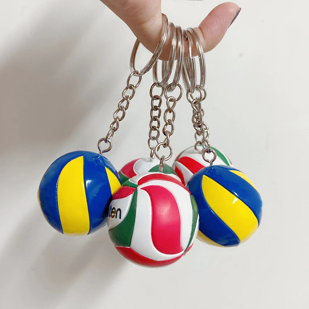 Haikyuu Leather Volleyball Keychain