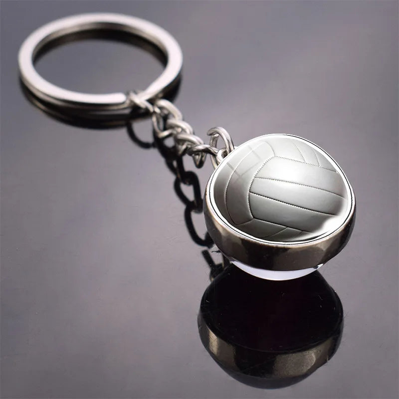 Haikyuu Leather Volleyball Keychain