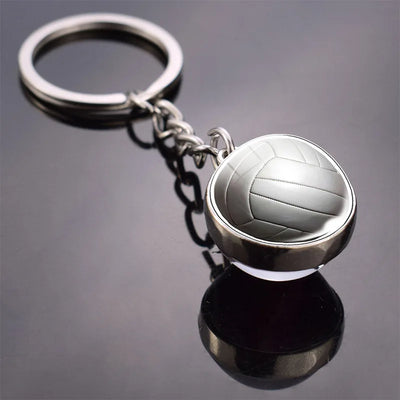 Haikyuu Leather Volleyball Keychain