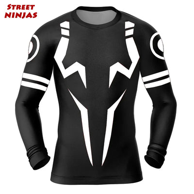 Jujutsu Kaisen Sukuna Long Sleeve Compression Shirt