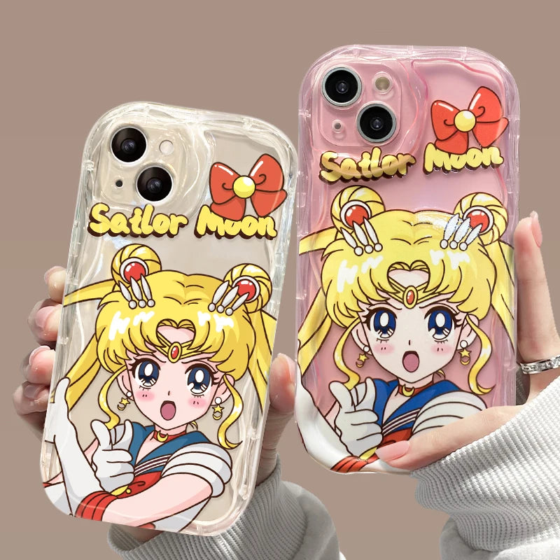 Sailors Moons Wavy Edged iPhone Case Set 1