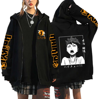 Haikyuu Zip Hoodies