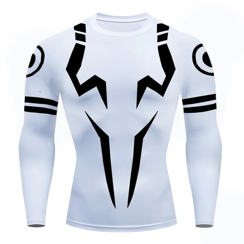 Jujutsu Kaisen Sukuna Long Sleeve Compression Shirt