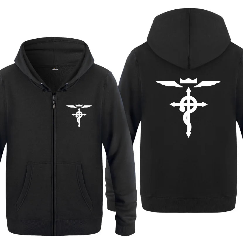 Fullmetal Alchemist Zip Up Hoodie