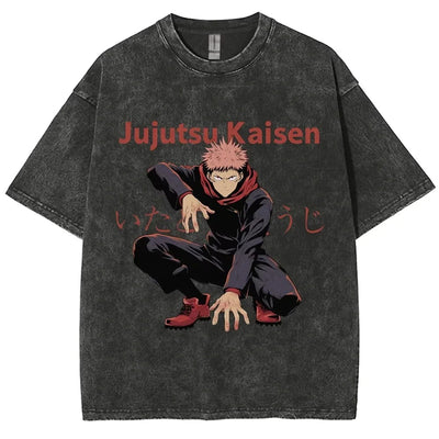 Jujutsu Kaisen Oversized Washed T-Shirt