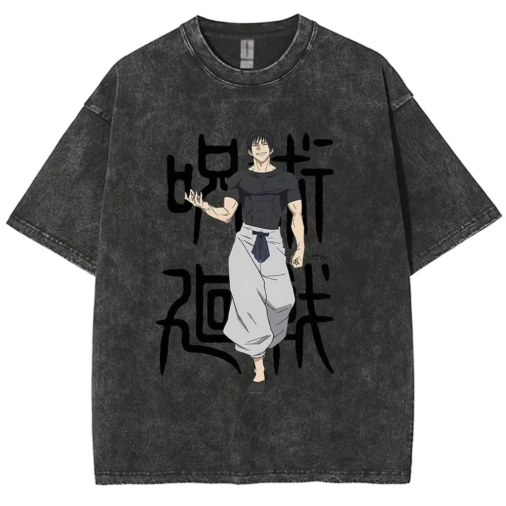 Jujutsu Kaisen Oversized Washed T-Shirt