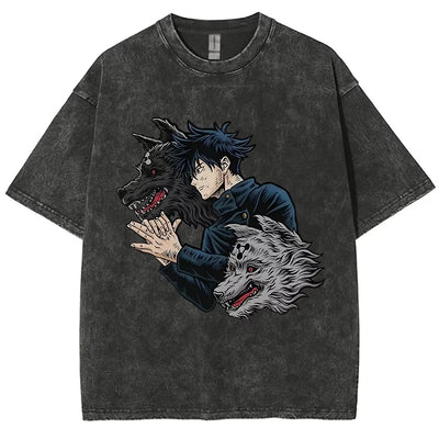 Jujutsu Kaisen Oversized Washed T-Shirt