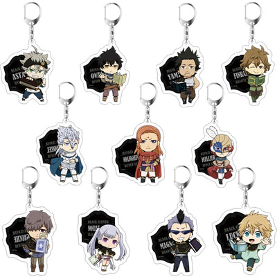 Black Clover Keychains