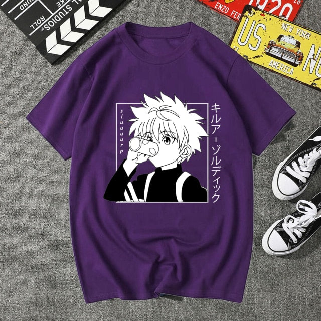 Hunter x Hunter Killua Zoldyck T Shirt Dark Crow Sales